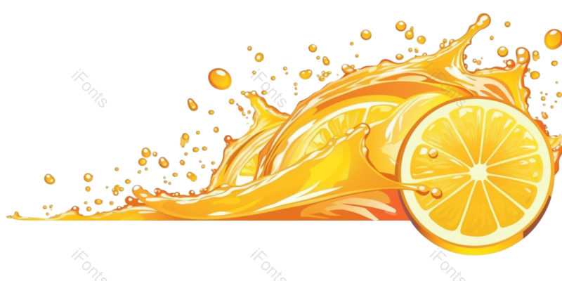 健康食物图片,水果元素,液体PNG,白色背景免抠素材